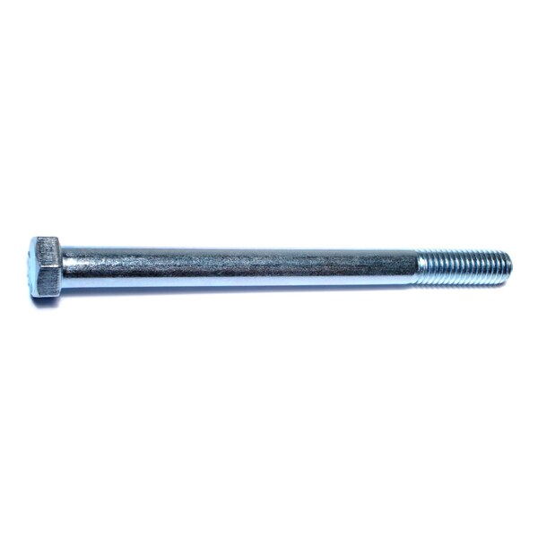 Midwest Fastener Grade 5, 7/16"-14 Hex Head Cap Screw, Zinc Plated Steel, 5-1/2 in L, 25 PK 00328 - main